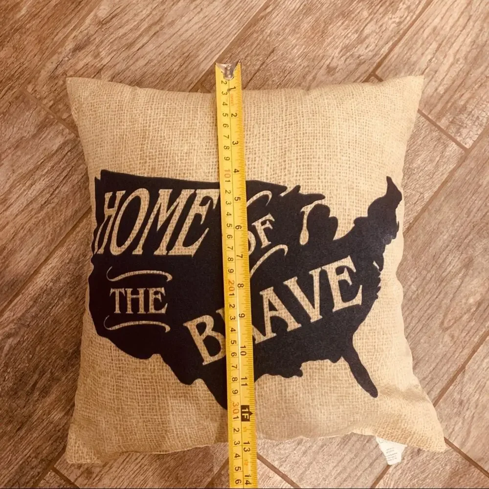 Home of the Brave Decor Throw Pillow 13